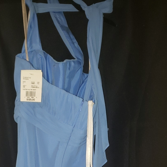 NWT Chiffon halter dress style 13954 - Picture 6 of 7